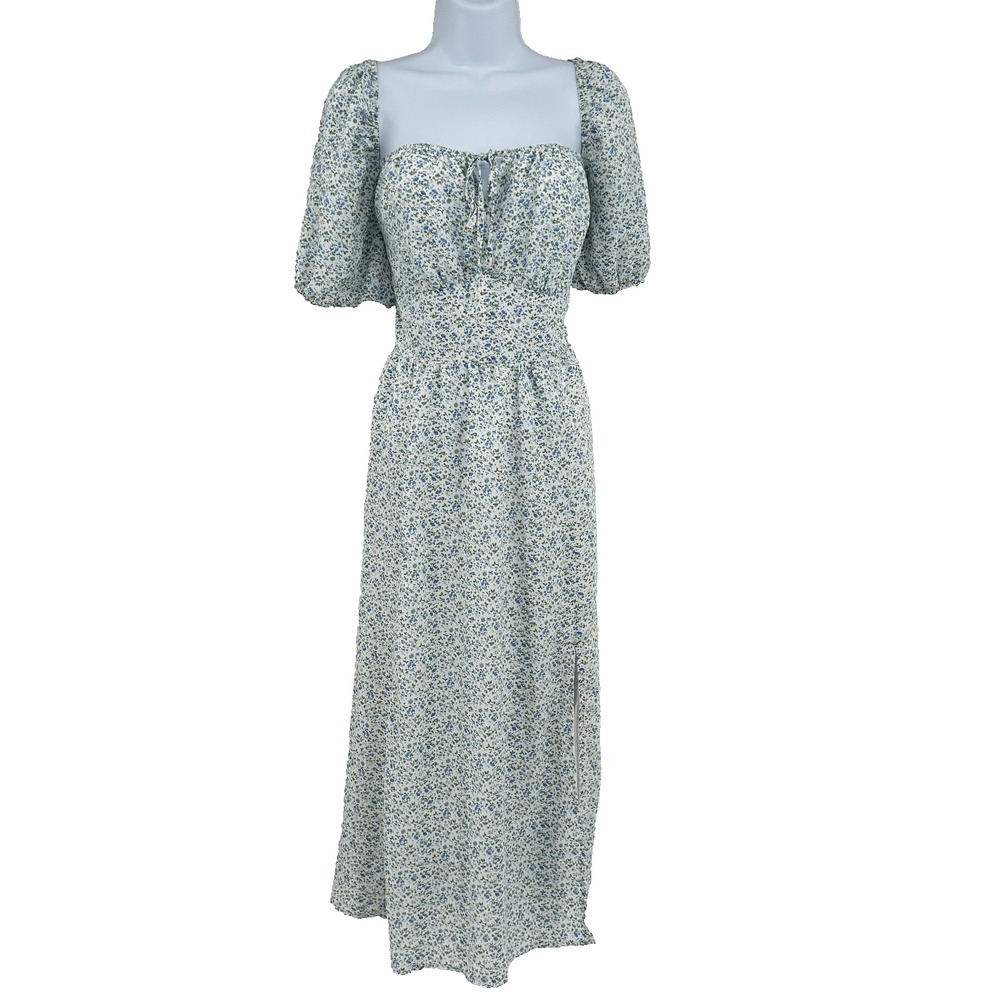 Scarlet Darkness Cottage Milkmaid Midi Dress Womens 2XL Country Cowgirl Peasant